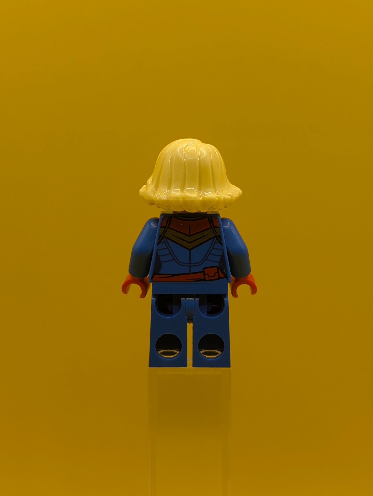 Captain Marvel Bright Light Yellow Hair sh0639 Minifigure Lego