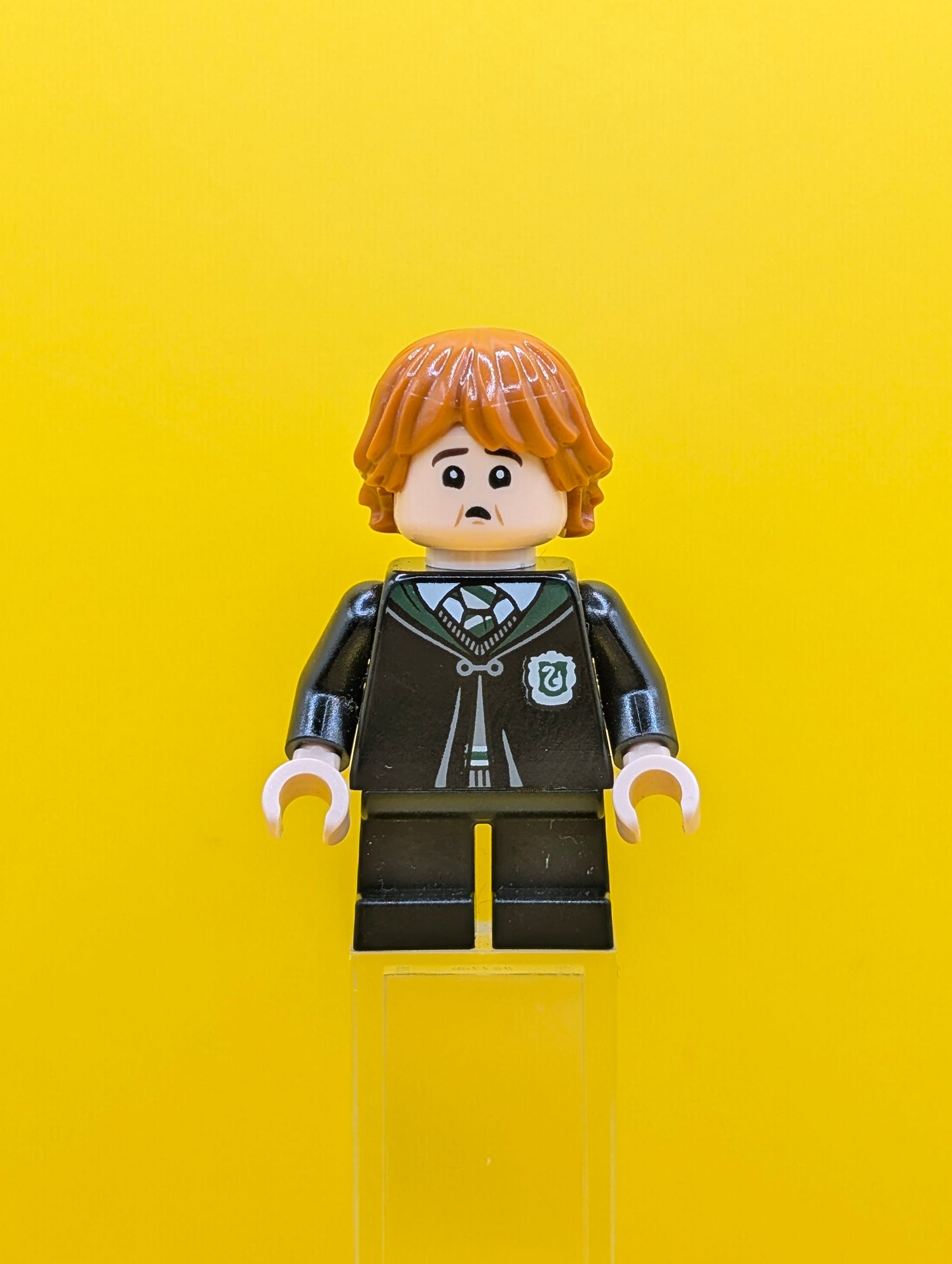 Ron Weasley hp287 Black Slytherin Robe Harry Potter Minifigure Lego