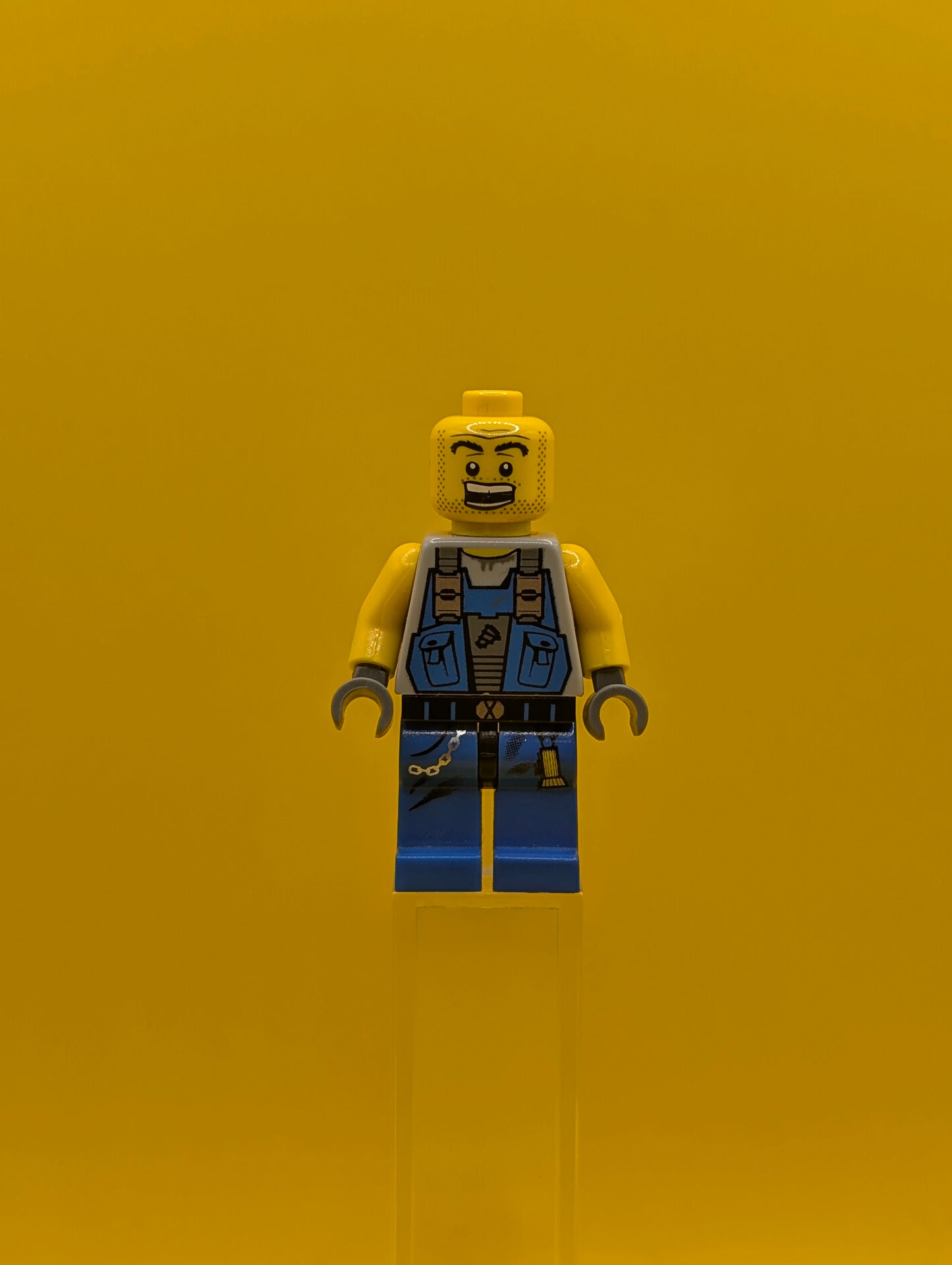 Power Miner Beard Stubble Guy pm006 Minifigure Lego