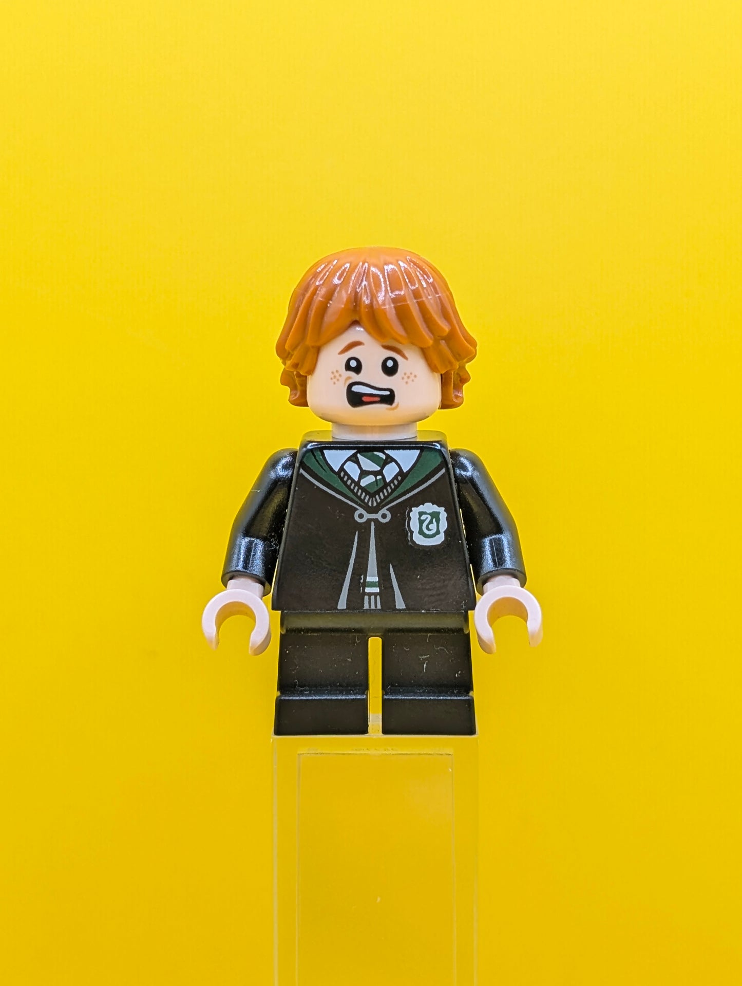 Ron Weasley hp287 Black Slytherin Robe Harry Potter Minifigure Lego