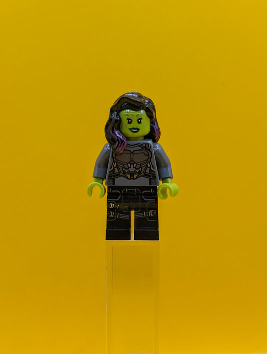 Gamora sh0388 Silver Armor Minifigure Lego