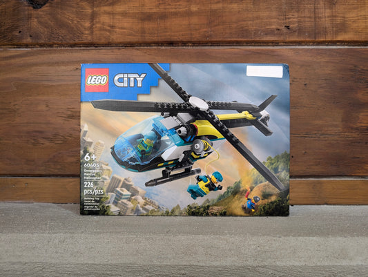 60405 Emergency Rescue Helicopter City Lego Set