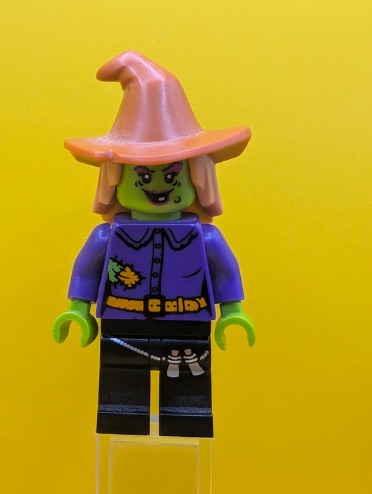 Wacky Witch hol173 Dark Orange Floppy Hat Minifigure Lego