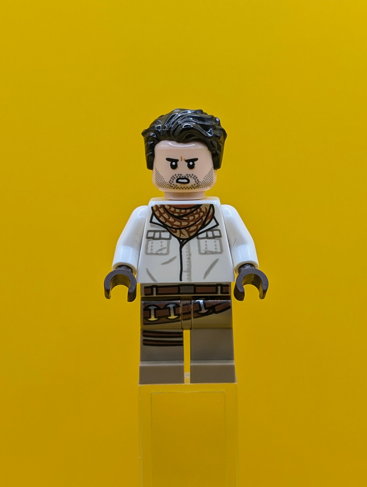 Poe Dameron sw1049 White Shirt Star Wars Minifigure Lego