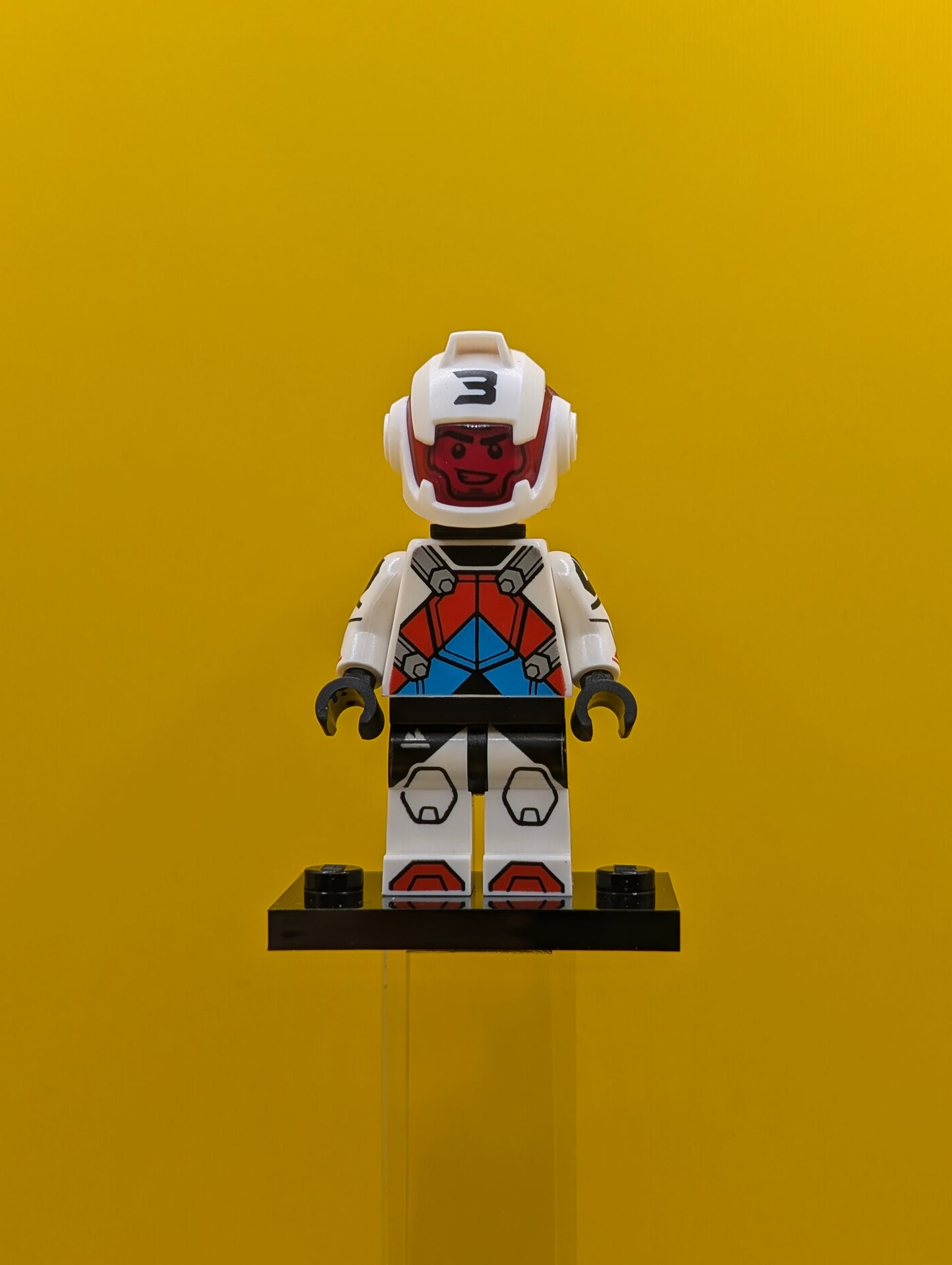 Jetpack Racer col27-3 Series 27 (complete with Stand and Accessories) CMF Minifigure Lego