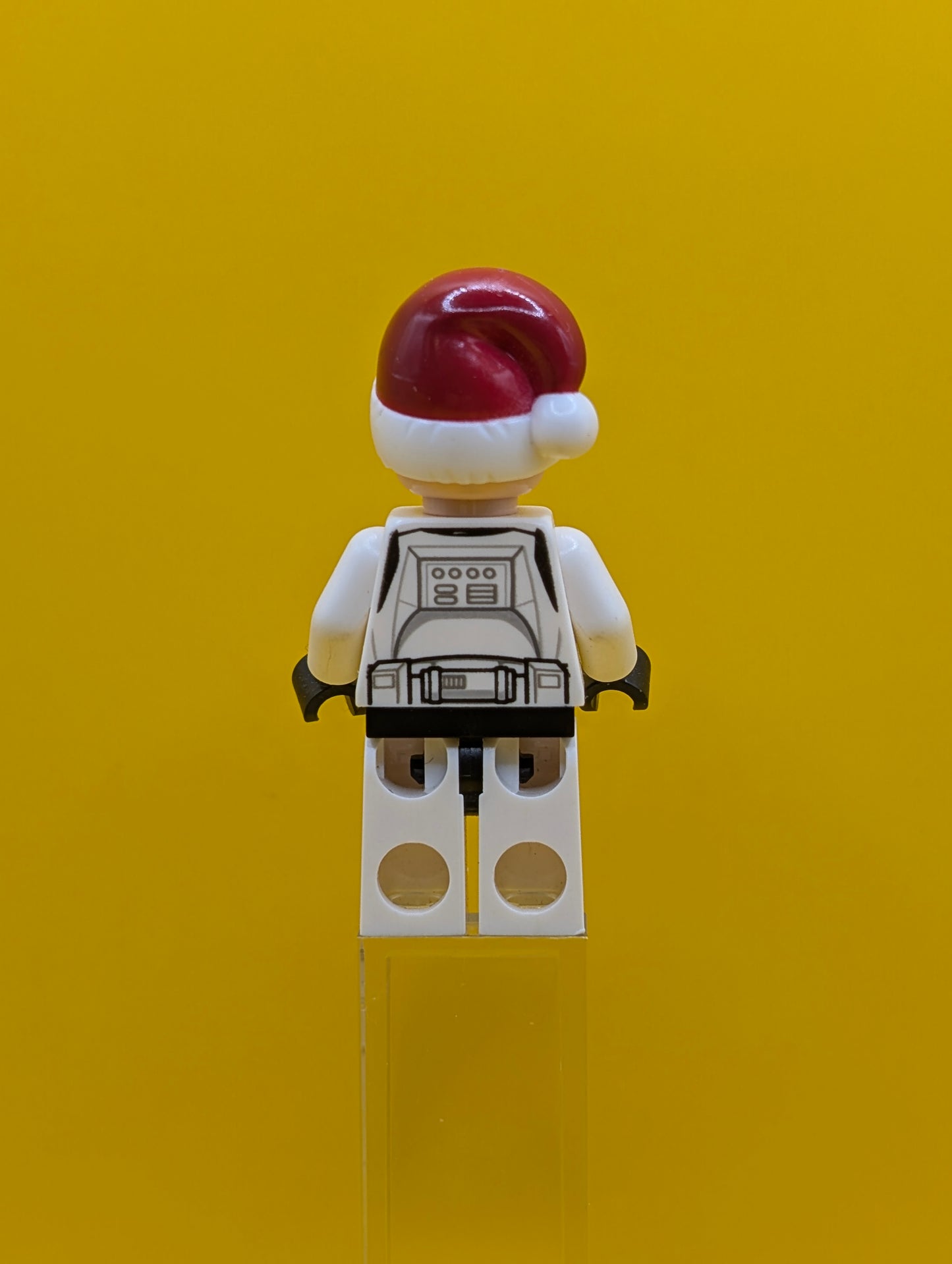 Clone Trooper sw0596 Printed Legs, Santa Hat, Scowl Star Wars Lego Minifigure
