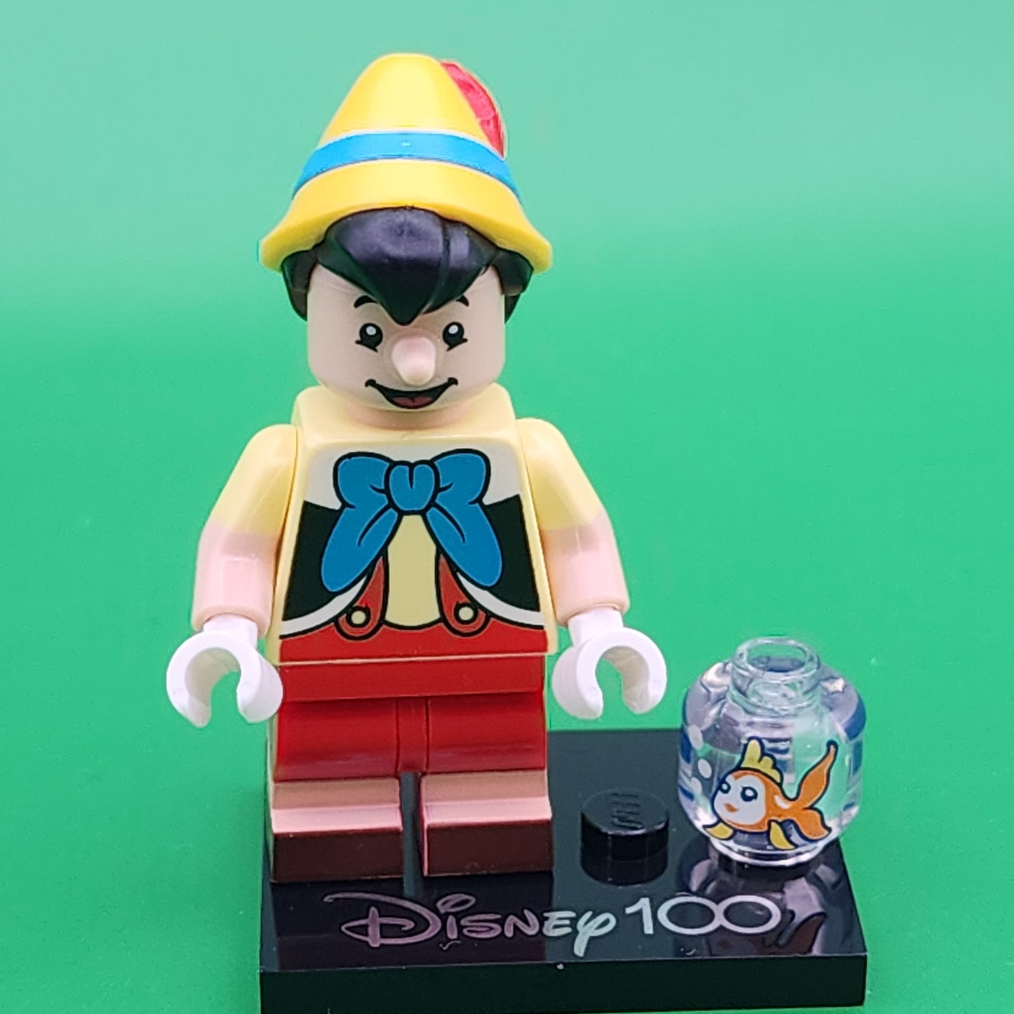 Lego Pinocchio Minifigure Disney 100 dis093 Fish Bowl Plate