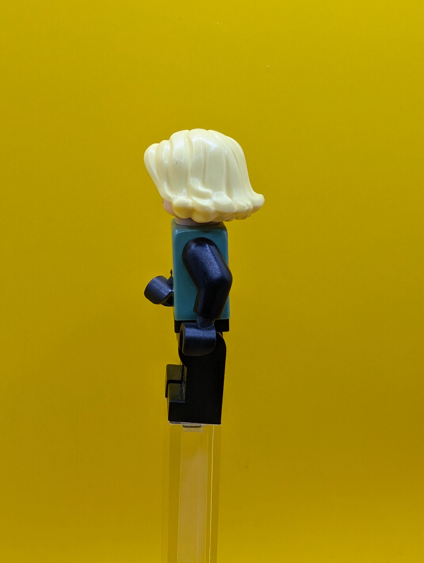 Black Widow sh0494 Black Jumpsuit Blonde yellow Short Hair Marvel Minifigure Lego