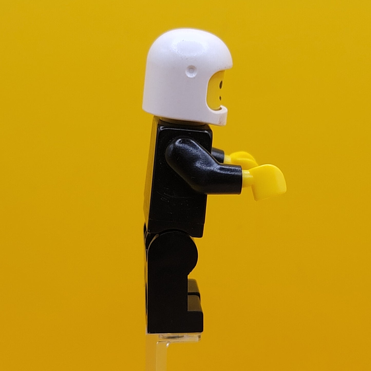 Police Zipper With Badge Black Legs White Classic Helmet  Minifigure Lego cop003