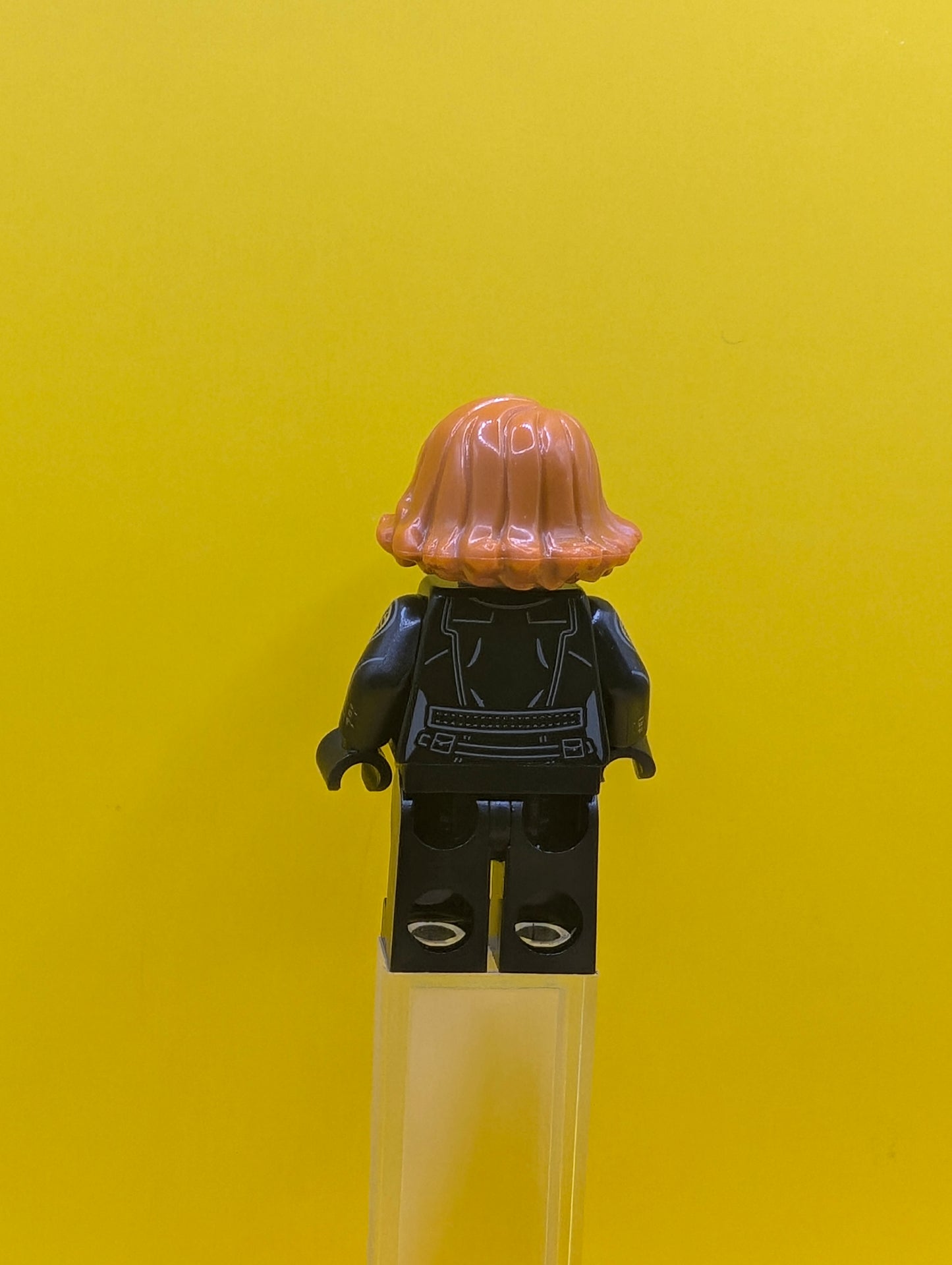 Black Widow sh0922 Black Jumpsuit Dark Orange Hair Minifigure Lego