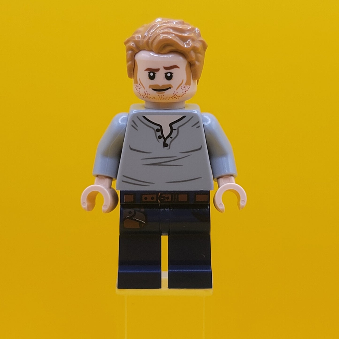 Owen Grady jw048 Open Neck Shirt Jurassic World Minifigure Lego