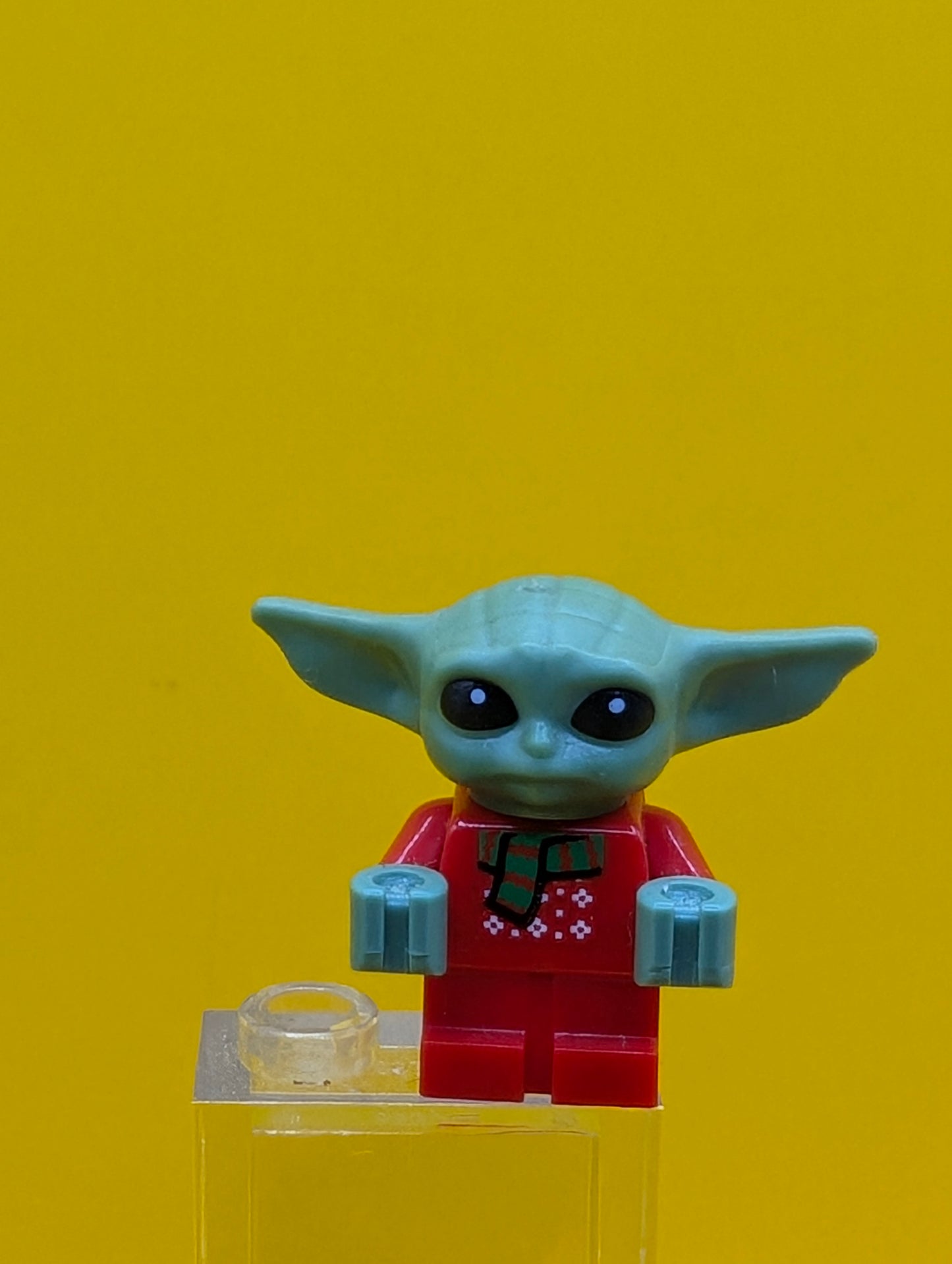 Din Grogu sw1173 The Child Baby Yoda Holiday Sweater Minifigure Lego