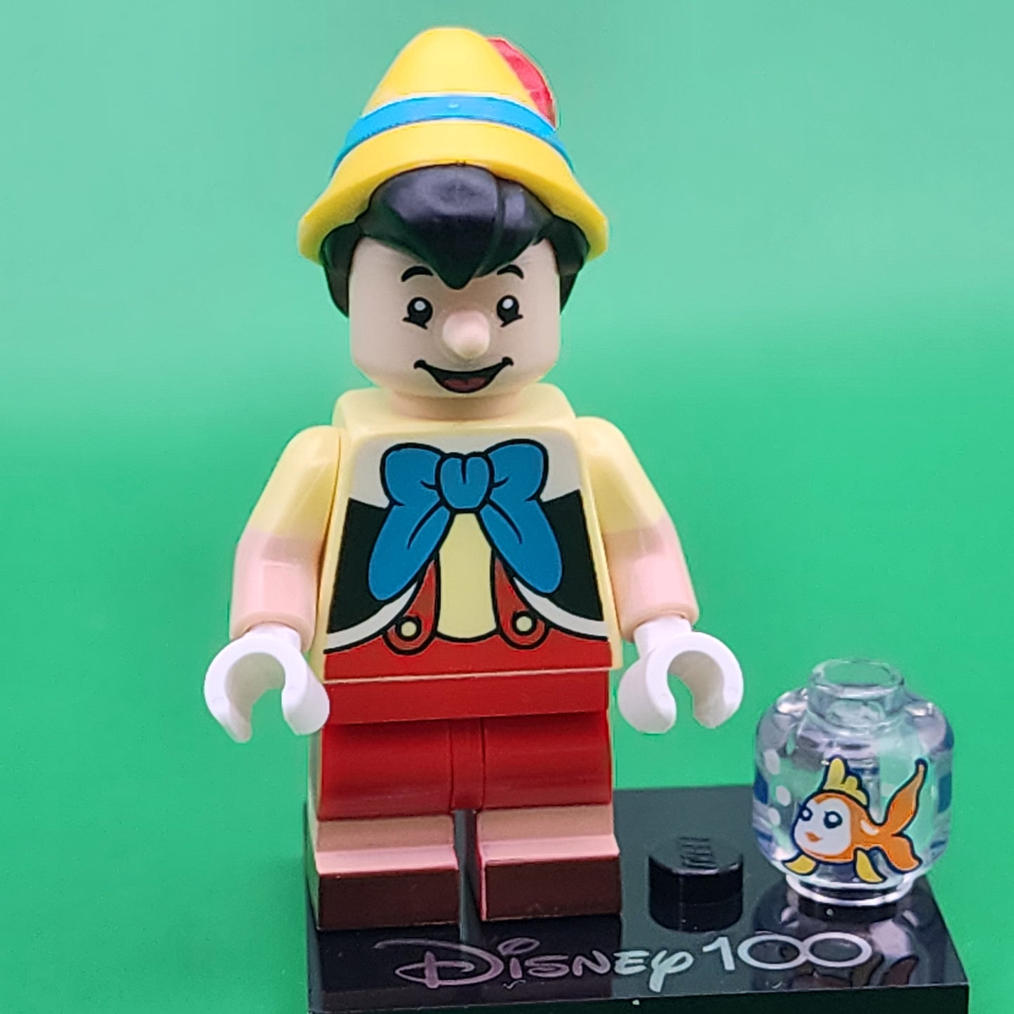 Lego Pinocchio Minifigure Disney 100 dis093 Fish Bowl Plate
