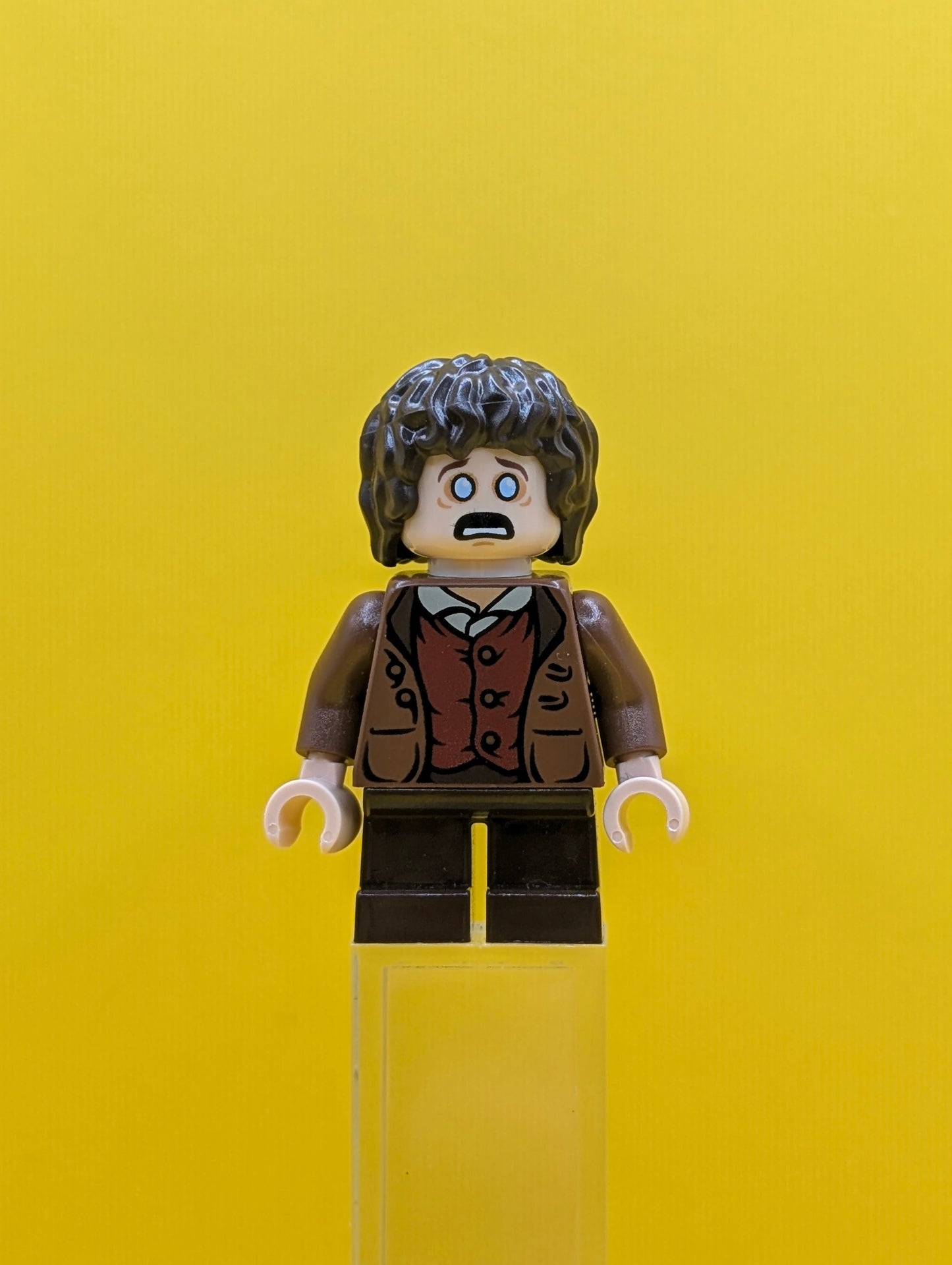 Frodo Baggins lor062 Reddish Brown Jacket Dark Brown Legs Hobbit Lego Minifigure