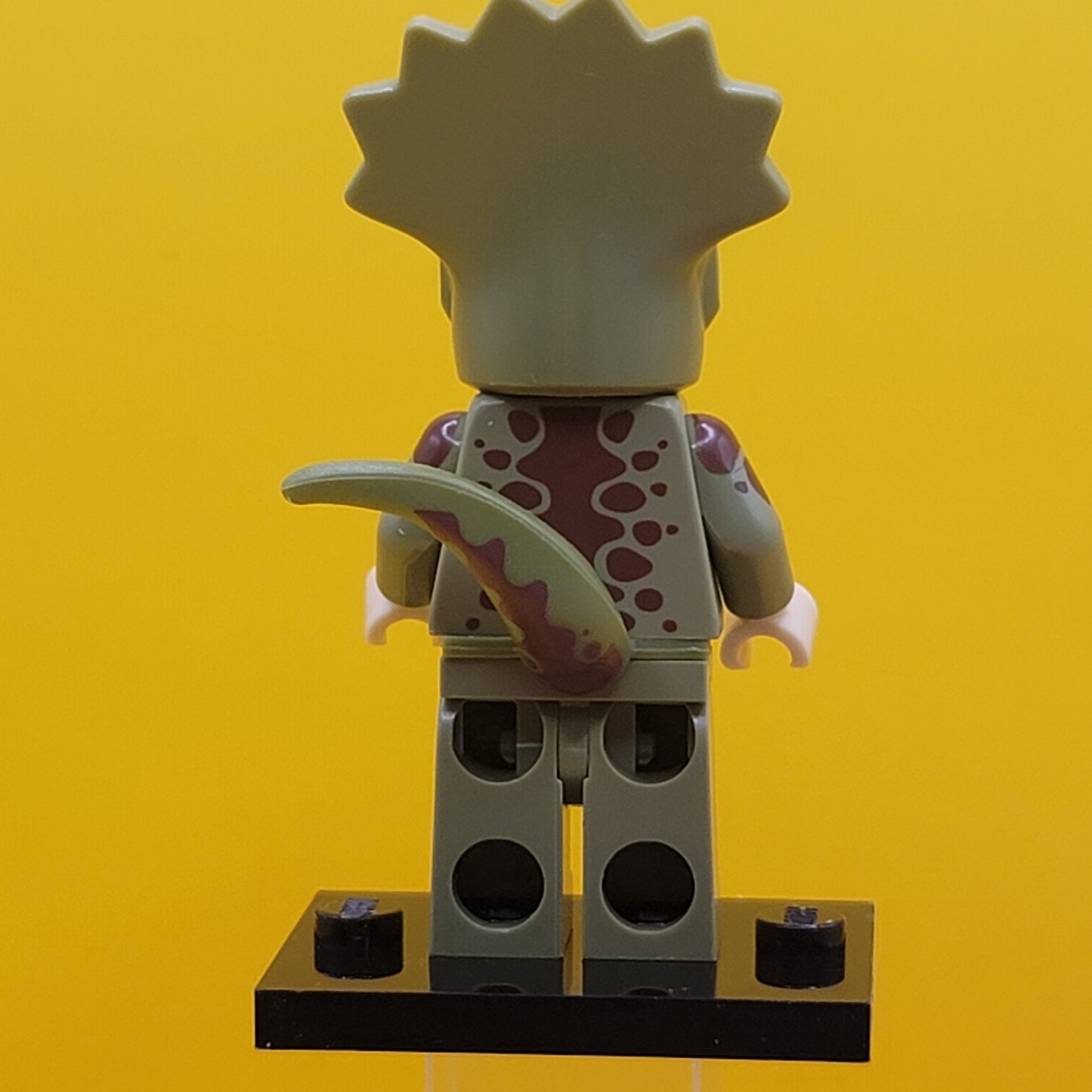 Triceratops Costume Fan col25-8 CMF Series 25 Minifigure Lego (Complete Set, with stand and accessories)