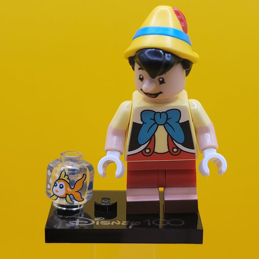 Pinocchio coldis100-2 CMF Disney 100 Minifigure Lego (Complete Set, with stand and accessories)