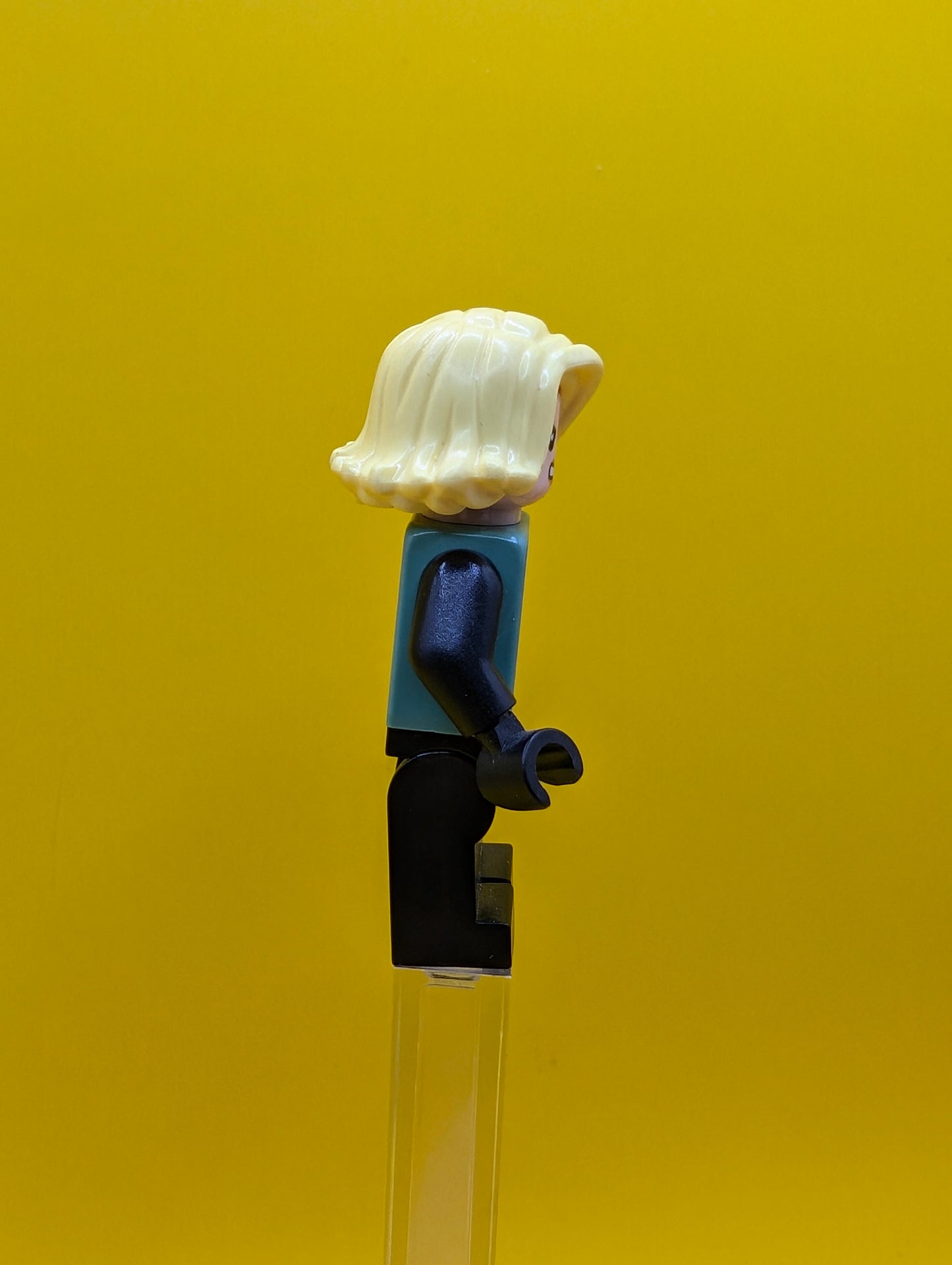 Black Widow sh0494 Black Jumpsuit Blonde yellow Short Hair Marvel Minifigure Lego