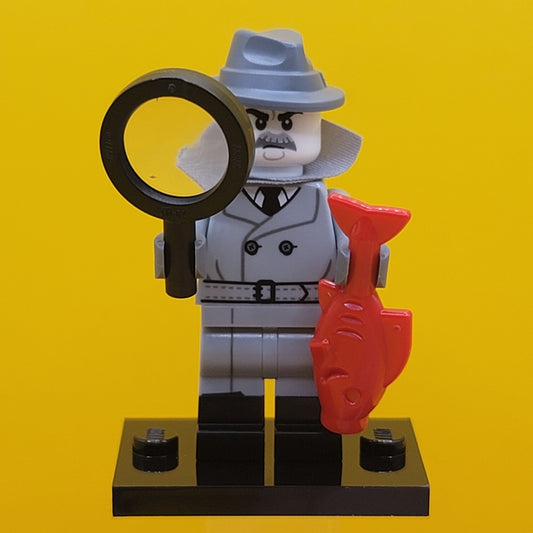 Film Noir Detective CMF Minifigure Lego Series 25 (Complete Set, with stand and accessories) col25-1