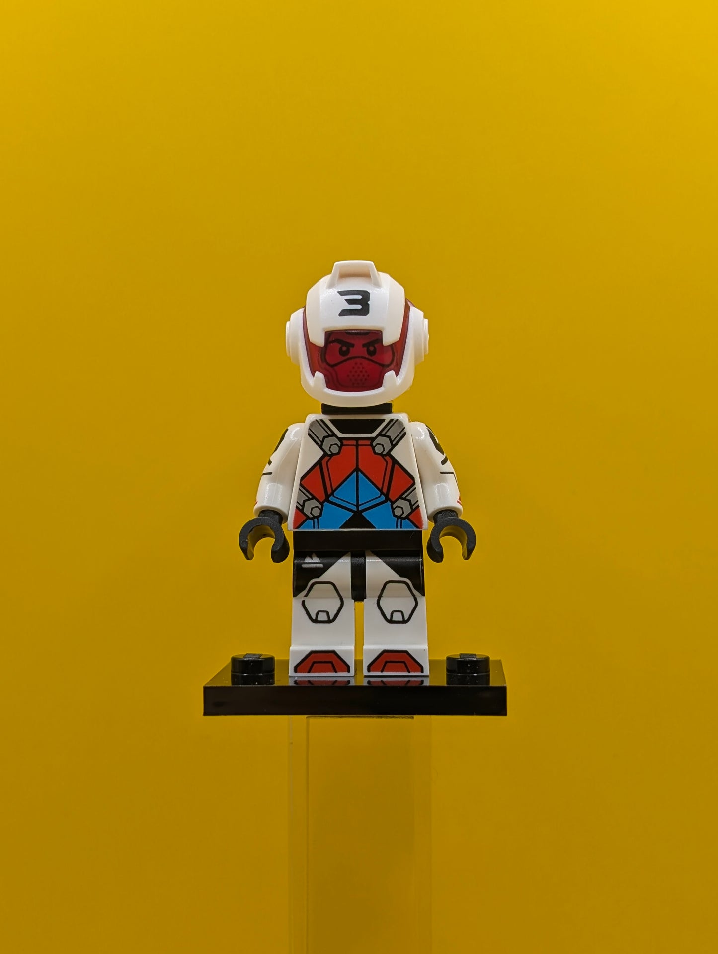 Jetpack Racer col27-3 Series 27 (complete with Stand and Accessories) CMF Minifigure Lego