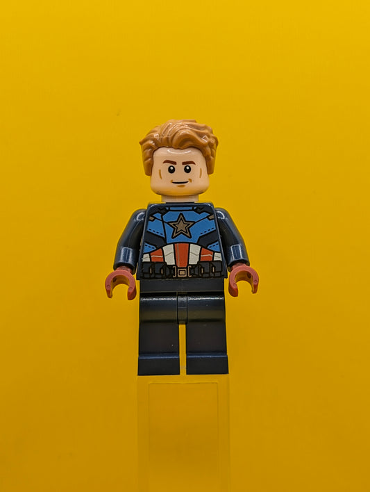 Captain America sh0908 Dark Blue Suit Marvel Minifigure Lego