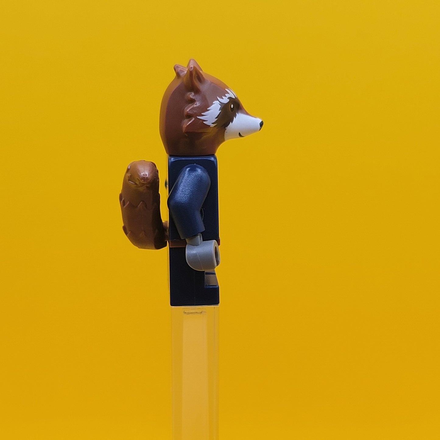 Rocket Raccoon sh0875 Dark Blue Suit Reddish Brown Head Lego Minifigure