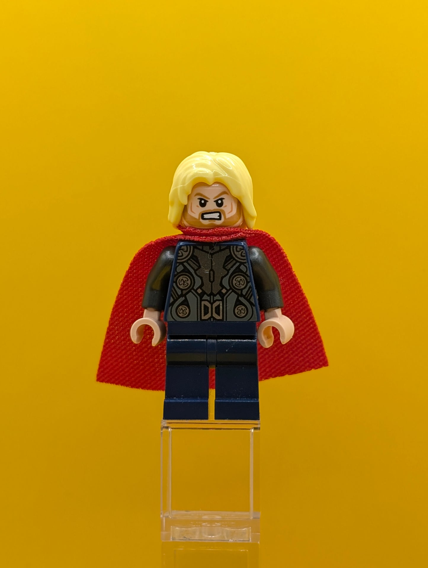 Thor sh0170 Spongy Cape Dark Blue Legs Minifigure Lego