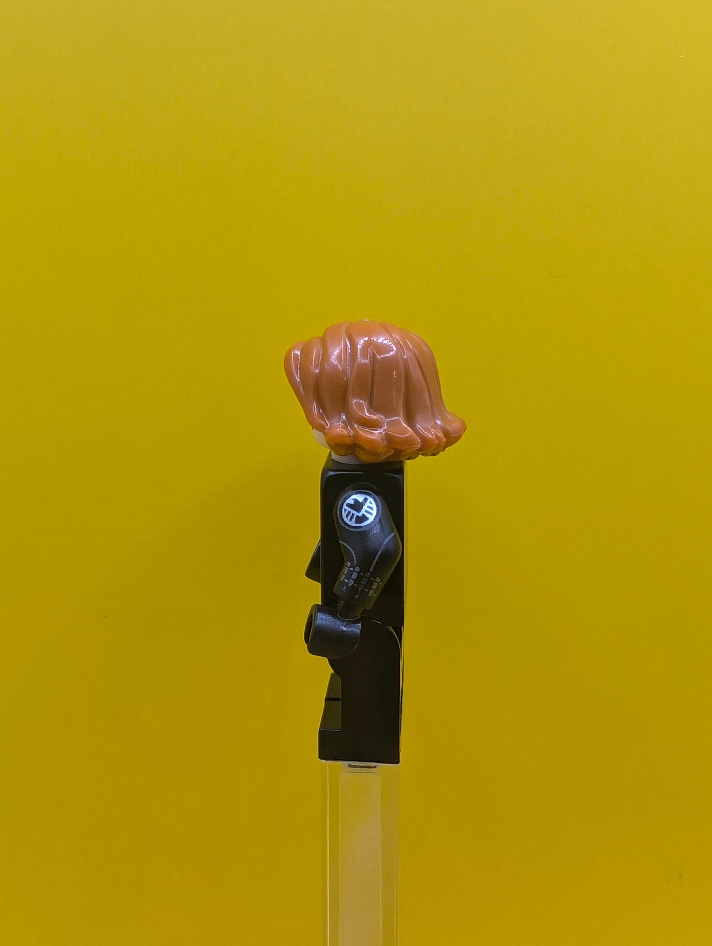 Black Widow sh0922 Black Jumpsuit Dark Orange Hair Minifigure Lego