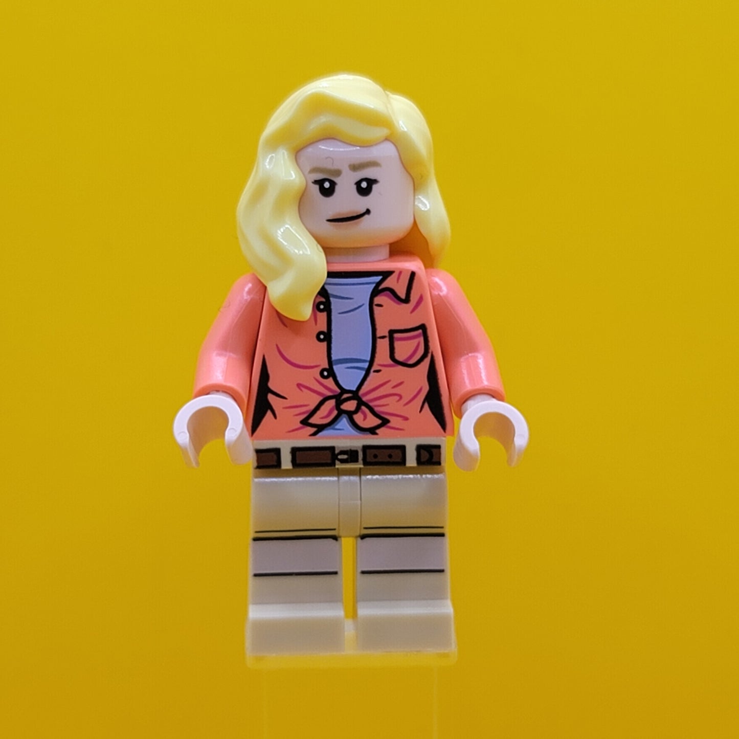 Dr. Ellie Sattler jw116 Coral Shirt Jurassic World Minifigure Lego