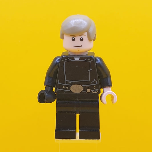 Luke Skywalker Jedi Master Dark Tan Smooth Hair Minifigure Lego sw0635